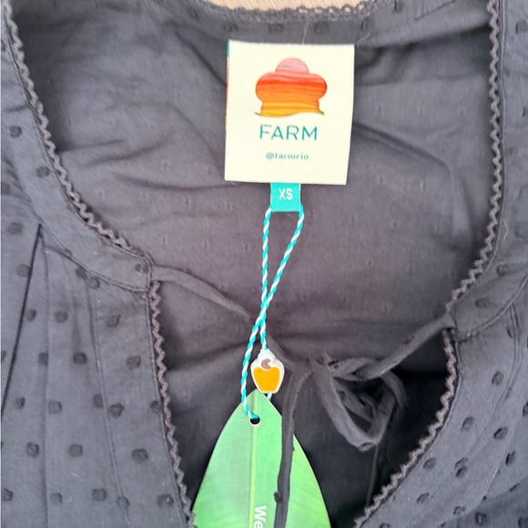 FARM Rio Black Mini Dress - Picture 4 of 5